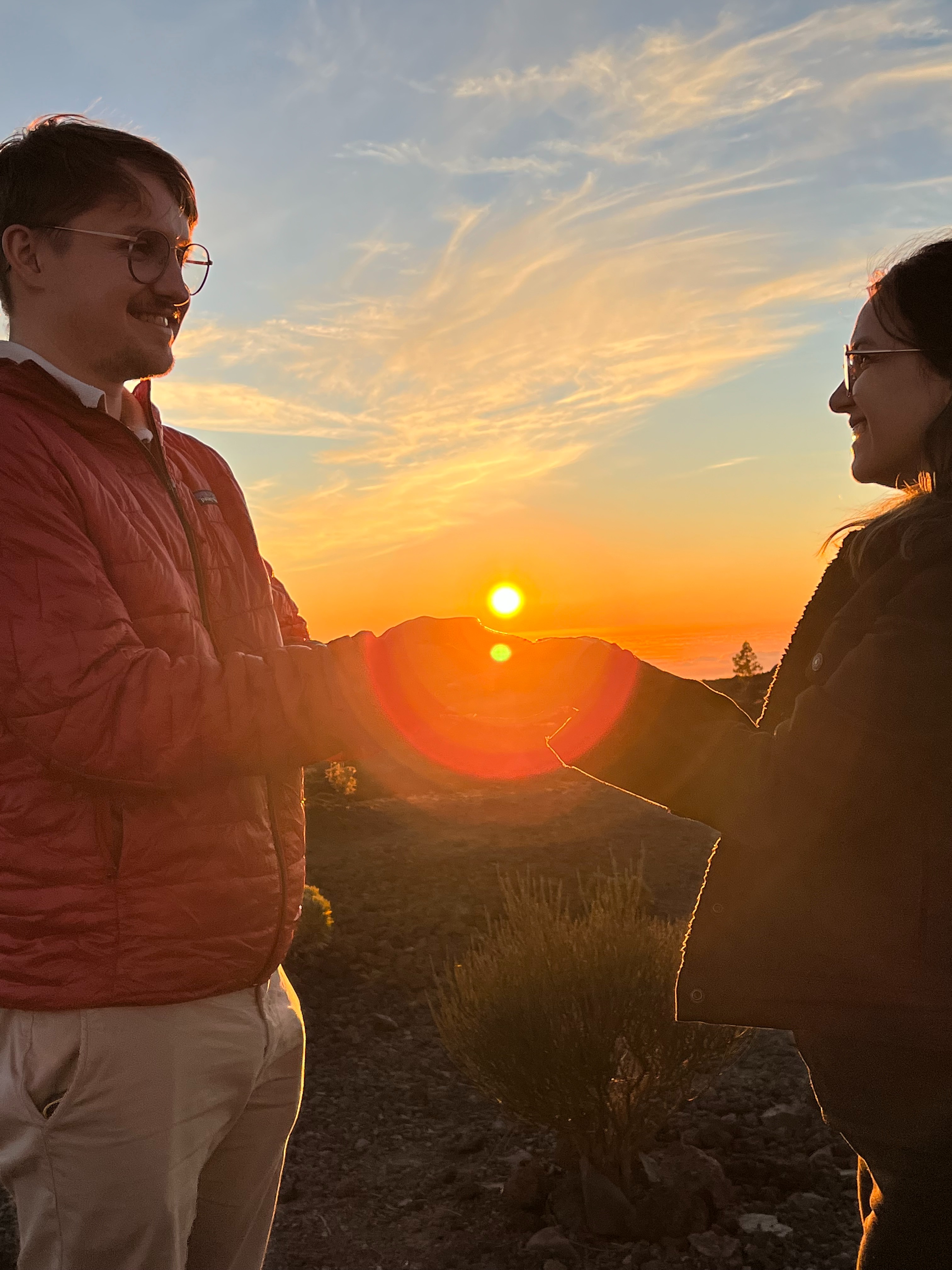 Alexandra & Benno au coucher du soleil